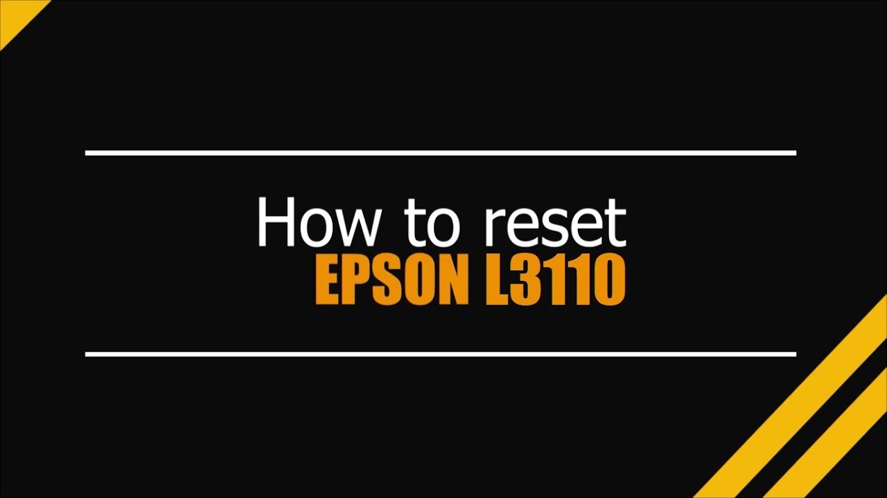 epson l3110 ink pad resetter